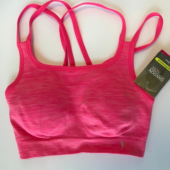Danskin Now Active Pink Womens Sports Bra - Picture 3 of 6